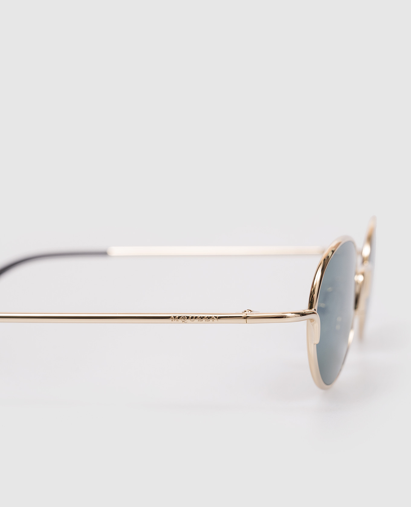 Gold mirrored sunglasses Alexander McQueen 4