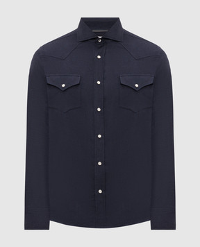 Brunello Cucinelli Blue shirt MY6374008
