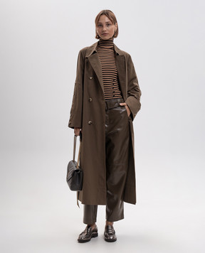 Twinset Brown striped golf 262AP3250