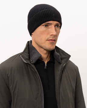 Trussardi Black wool hat E601C000001NXHK01K99