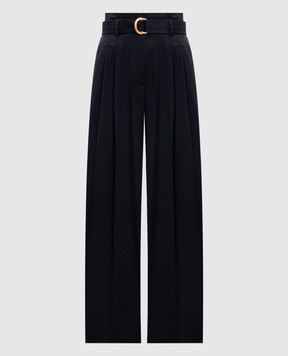 Max Mara Blue wool palazzo SERIO MSTSERIO