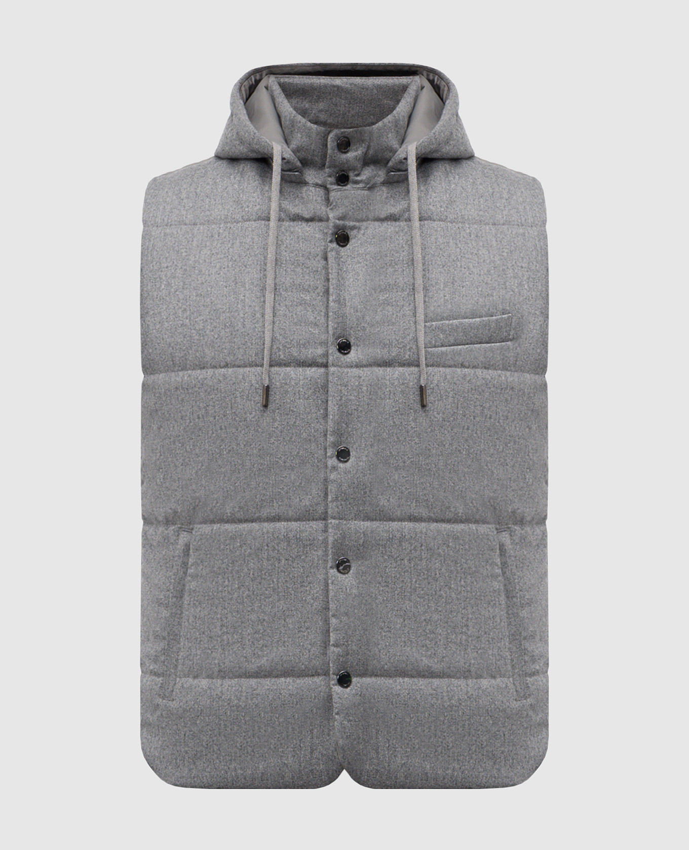 

Gray vest with wool CAPOBIANCO, Grey