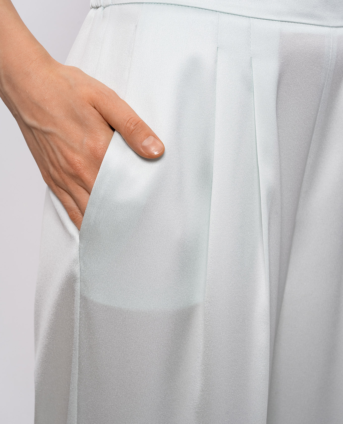 Blue straight-leg pants Twinset 5