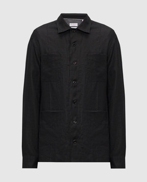 Brunello Cucinelli Black linen shirt MM6840648