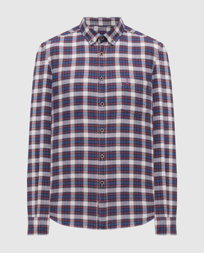 Florentino Blue checkered shirt 225720522855