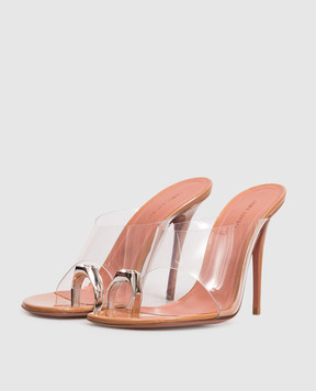 Amina Muaddi Justine crystal mule 17S366351JUS
