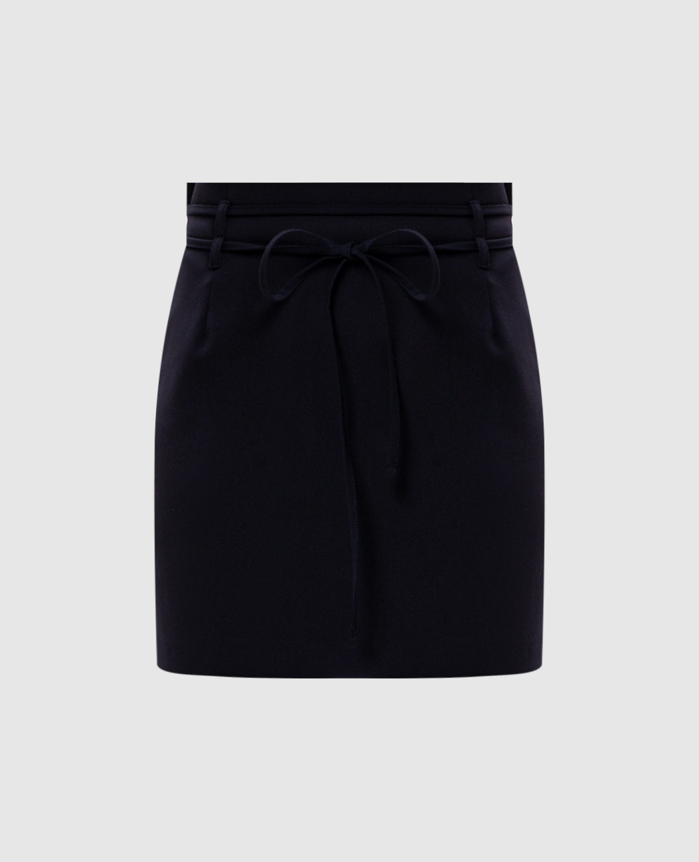 Blue mini skirt