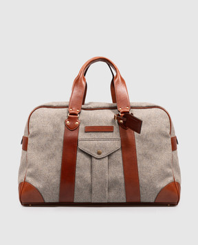 Brunello Cucinelli Grey Street combination travel bag MBPABU394