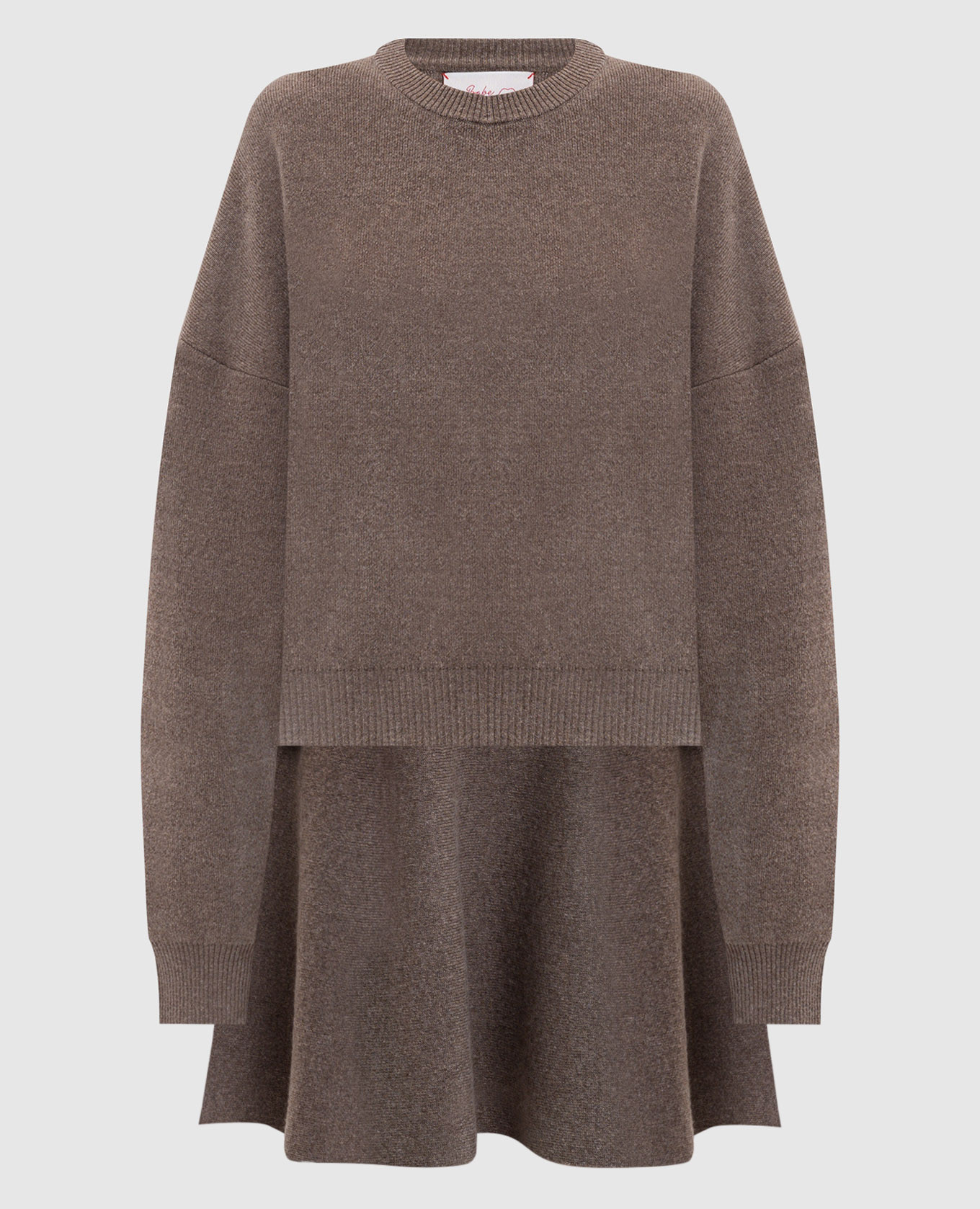 

Brown wool and cashmere suit Babe Pay Pls