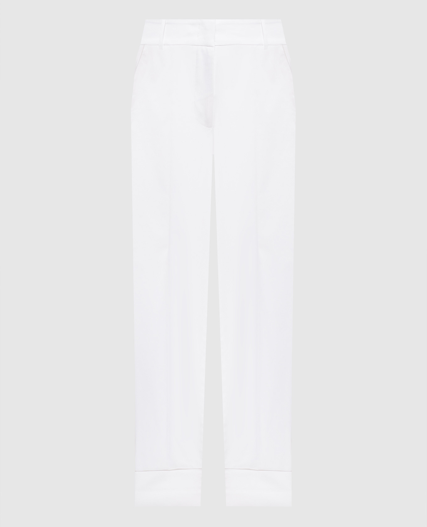 White pants with lapels Peserico