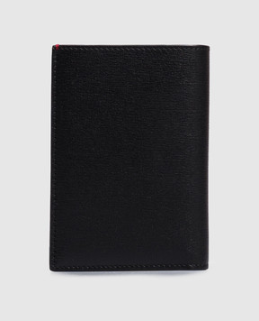Brunello Cucinelli Black leather passport cover MWRLBU436