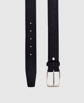 ISAIA Blue suede belt FB0047PLF04