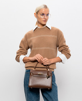 Gianni Notaro Brown leather bag 099SAFFIANOORO