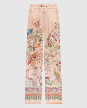 Etro Pink floral print pants WREA007299SPSI6