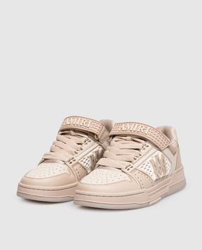 AMIRI Beige leather Skyline sneakers AMSNSN1093