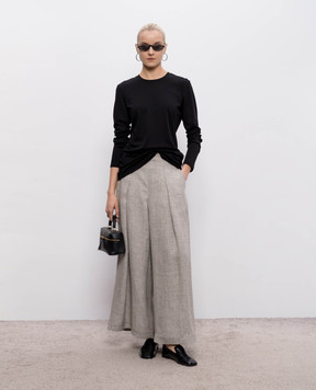 Intoca Black cotton long sleeve shirt DIOSBASICPOUD45