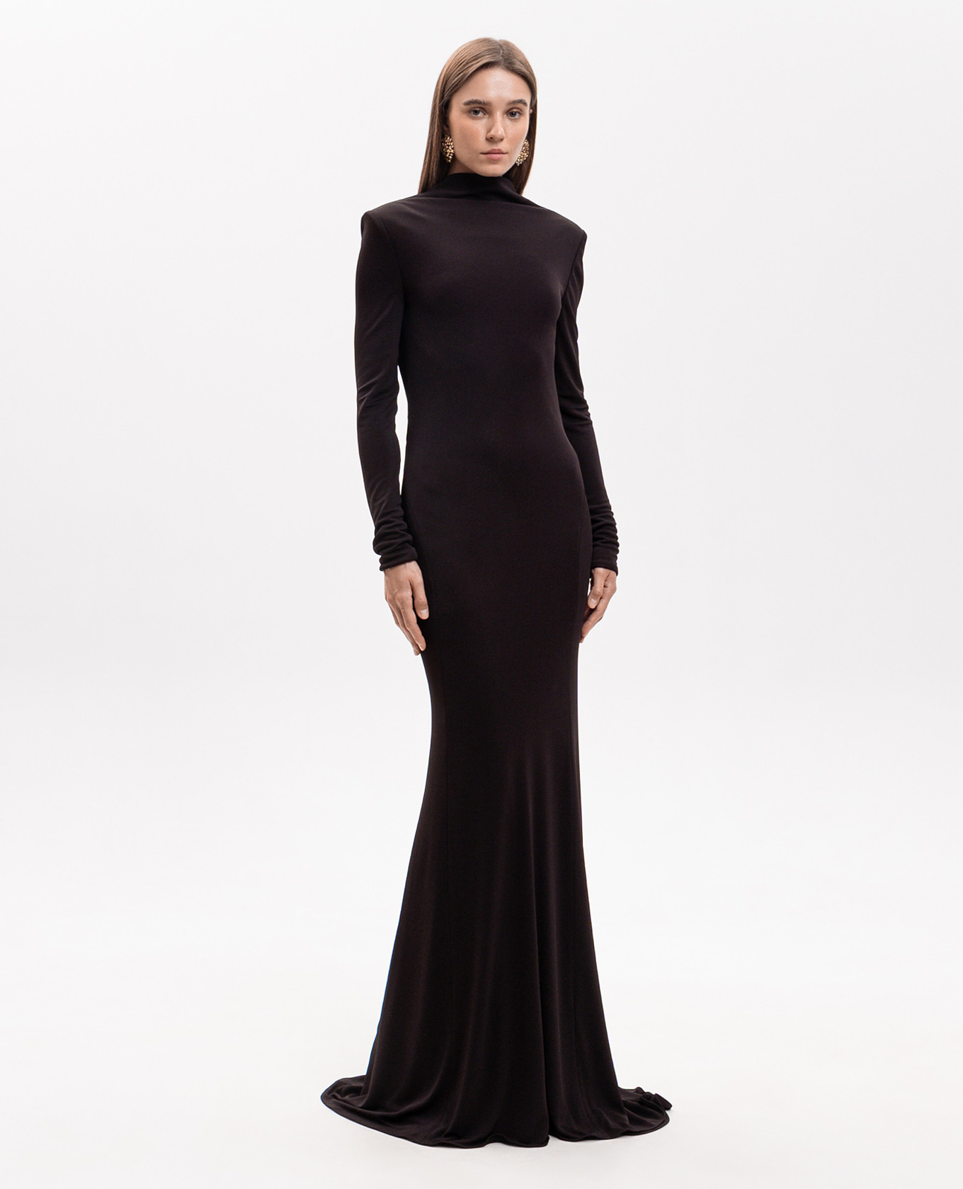 Brown maxi dress Tom Ford 2