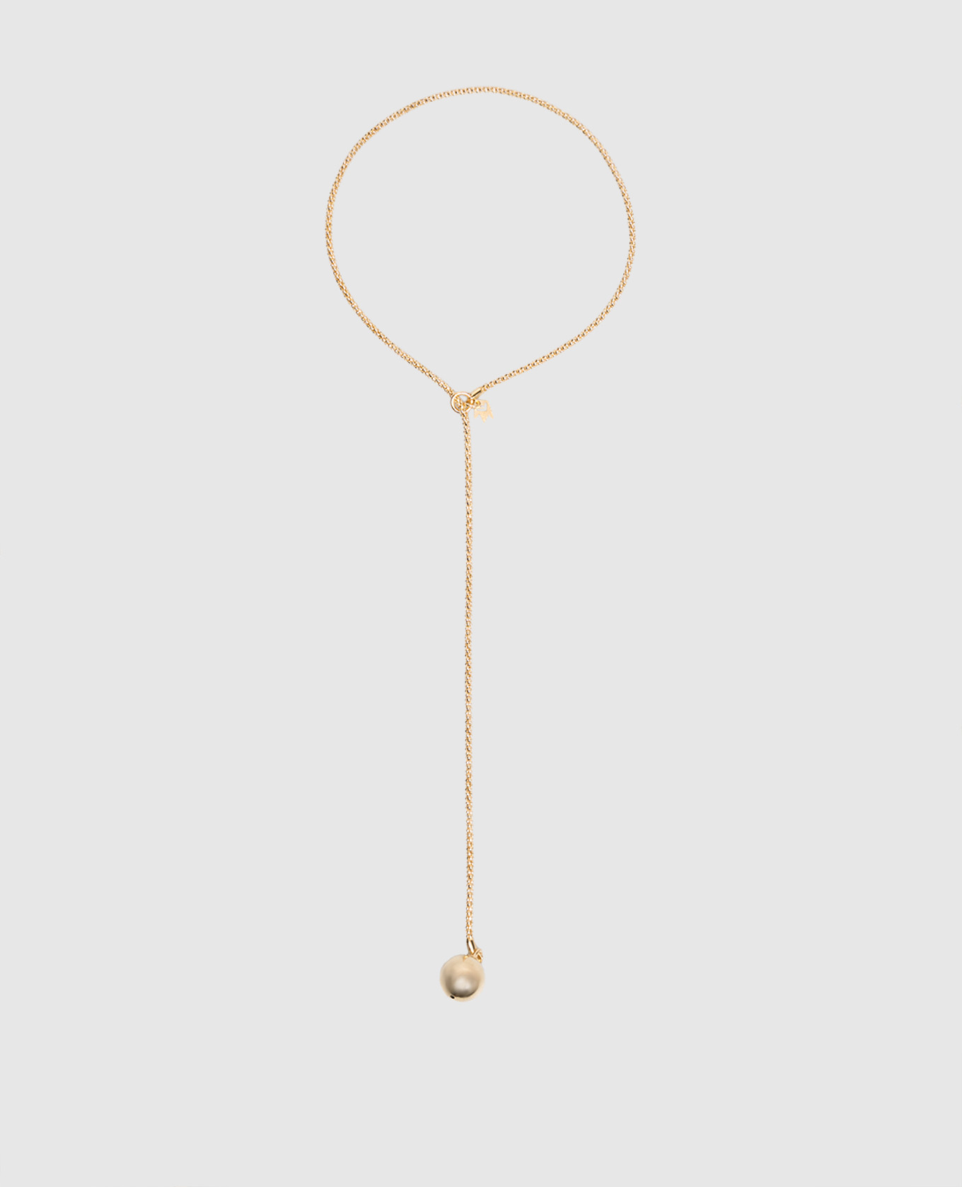 

Gold Y-shaped necklace Reco, Golden