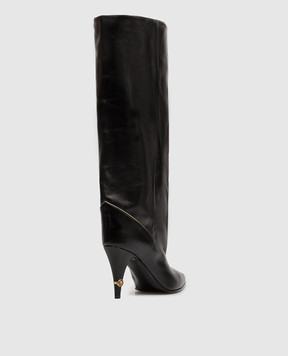 Versace Gianni black leather boots 10268481A17867