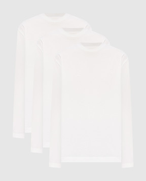 Jil Sander Set of white long-sleeved shirts J02GC0162J45048