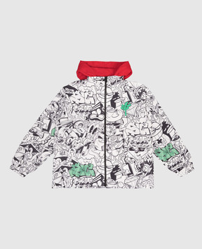 Sprayground Children's white jacket Create Your World SPY1417