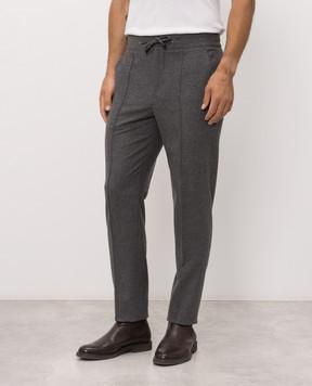 ISAIA Gray pants with wool PNC053P9070