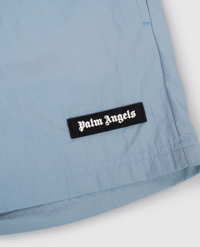 Palm Angels Children's blue swim shorts PBFD005S26FAB001