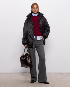 Max Mara CLAUDIA black reversible jacket MTCCLAUDIA