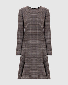 Ermanno Scervino Checked wool dress D492Q362ZHY
