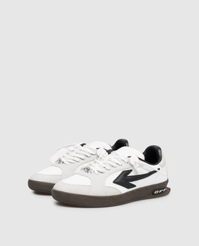 Off-White End Of Play white combo sneakers with emblem OMIA2ALS26FAB001