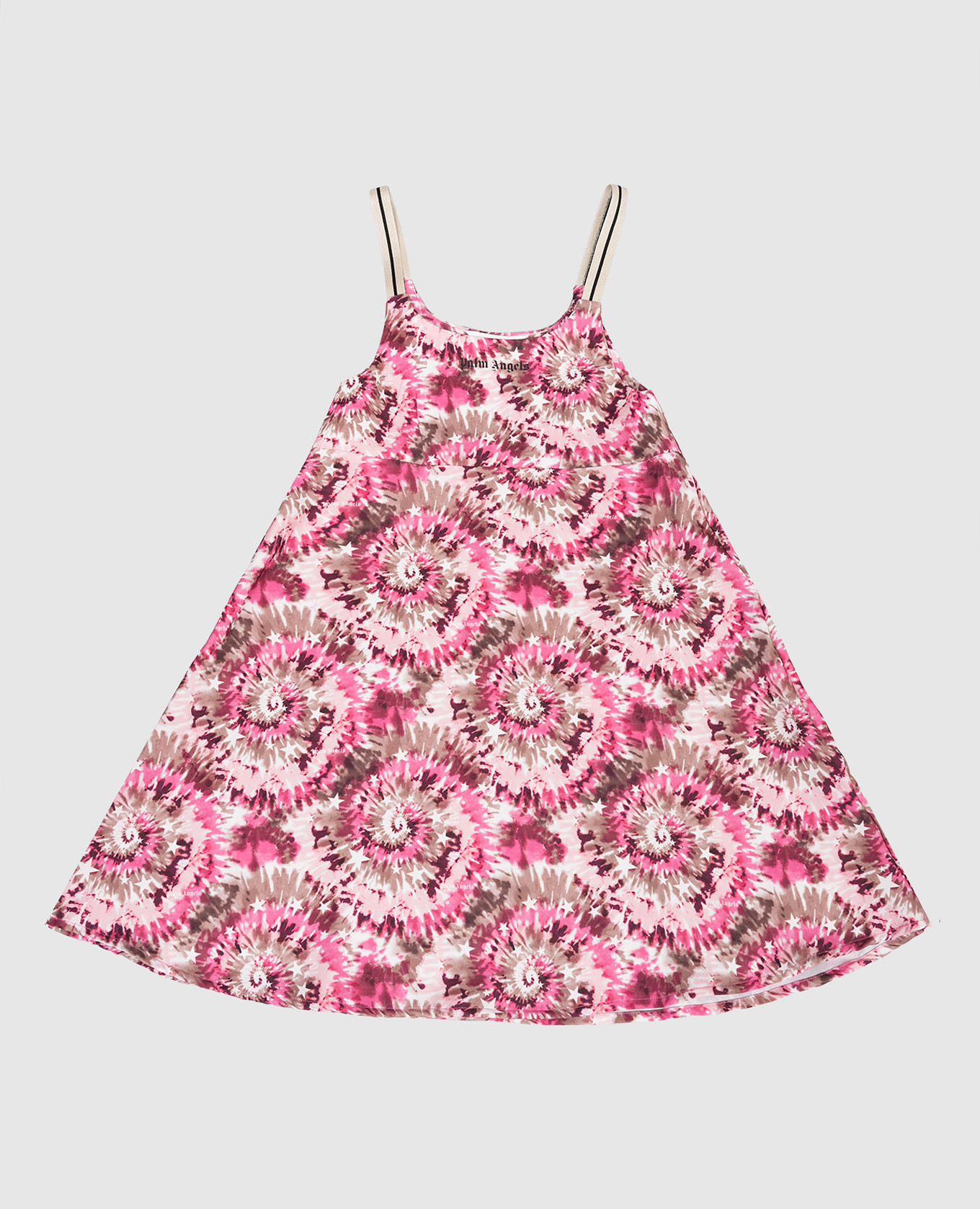 

Children's pink tie-dye dress Palm Angels