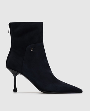 Jimmy Choo Blue suede ankle boots CYCAS CYCASAB80SUE