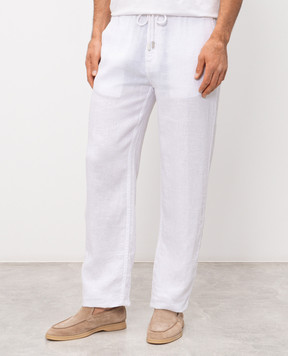 Vilebrequin White linen pants PACP613P