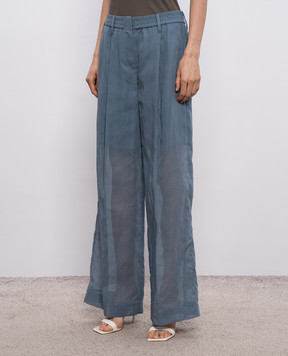 Brunello Cucinelli Blue pants M0F91P9174