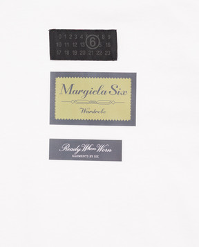 Maison Margiela MM6 Children's white T-shirt with print M61155MM04I