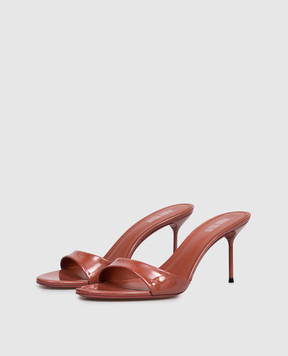 Paris Texas Lidia brown patent leather mules PX1141XVN01