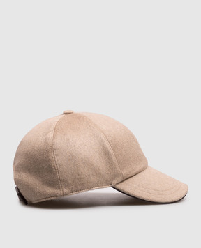 Peserico Beige wool and cashmere cap R76061C006717