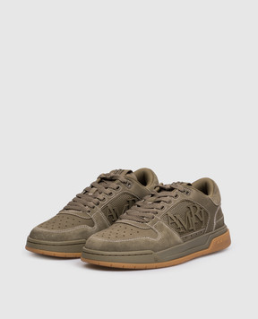 AMIRI CLASSIC LOW leather sneakers in khaki AMSNSN1092
