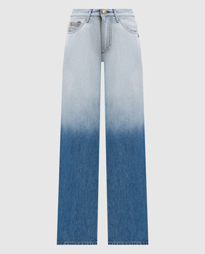 Ballantyne Blue jeans with logo patch BLT198UCTDF