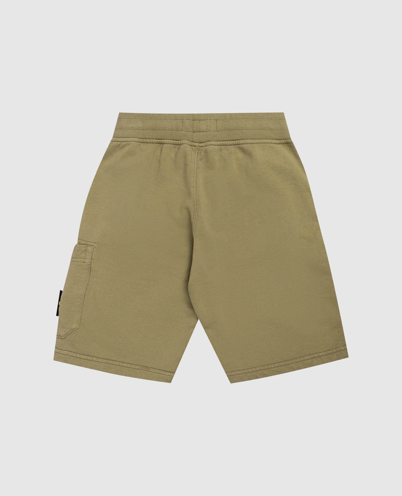 

Children's green shorts with logo Stone Island