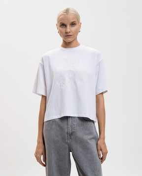 MooRER White SURI printed T-shirt SURIJFL