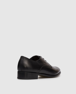 Doucal's Black leather oxfords DU3550FREDUF159