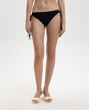Jil Sander Black swimsuit panties with ties J40SG0108J20011