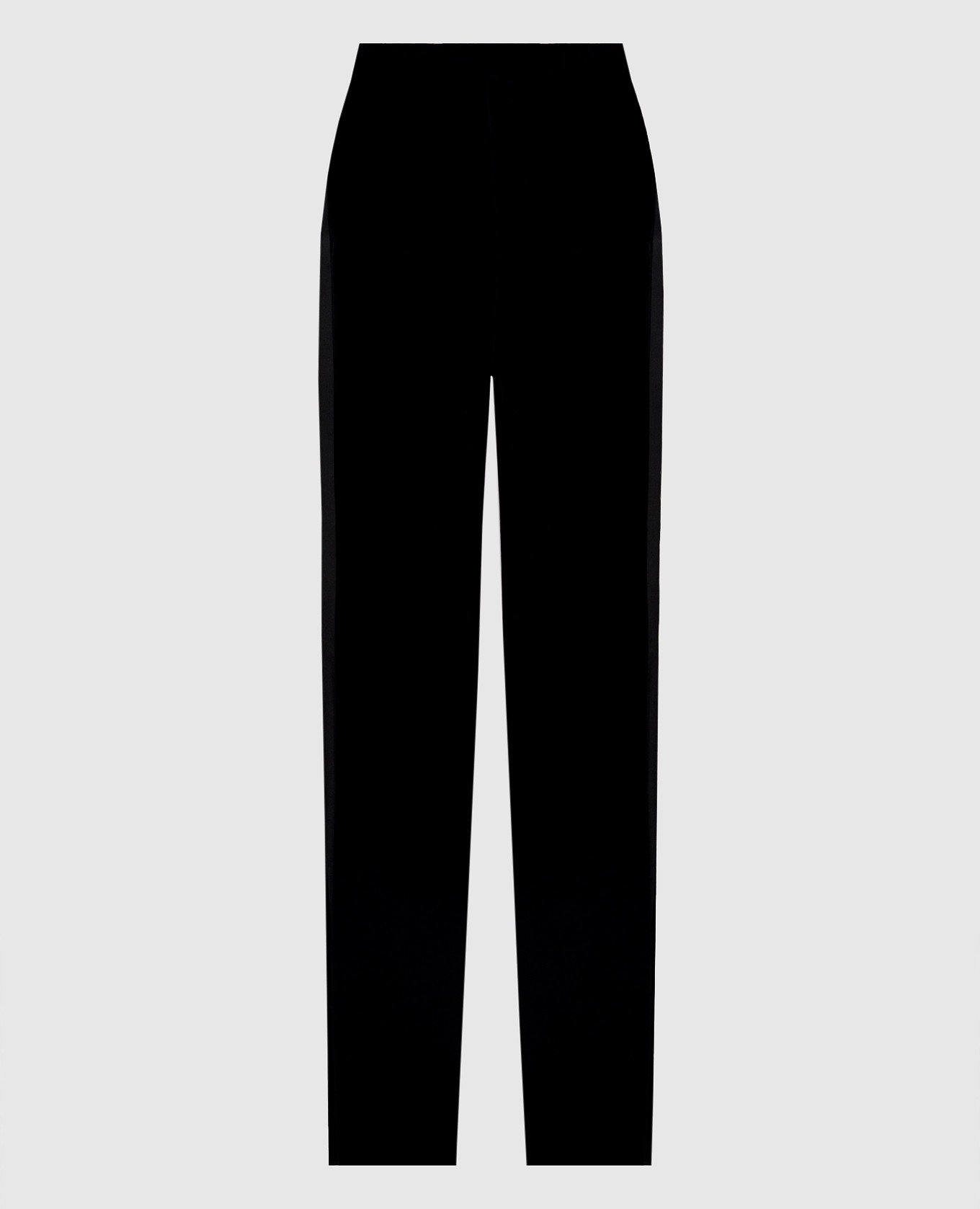 Black velour flared pants EOSCURI