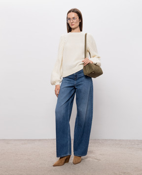 Twinset Ivory wool sweater 262TT3120