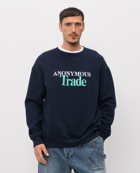 JW Anderson Anonymous Trade blue sweatshirt JW0254PG1905