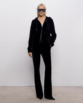 Tom Ford Black velour pants PAJ180JEX154