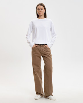 The Row White longsleeve Ciles 6891K220