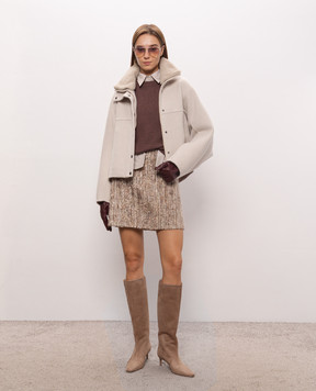 Brunello Cucinelli Beige skirt MF940G4101