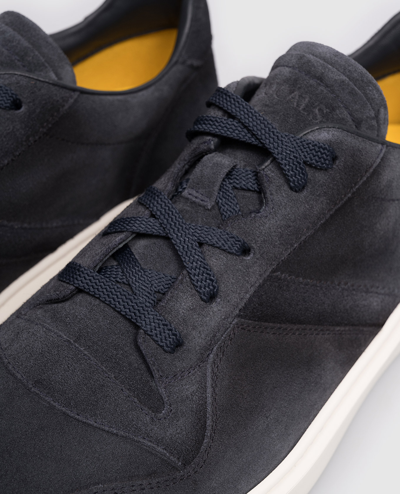 Blue suede sneakers with logo Doucal's 5